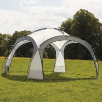 Szürke kerti pavilon 3,5x3,5 m