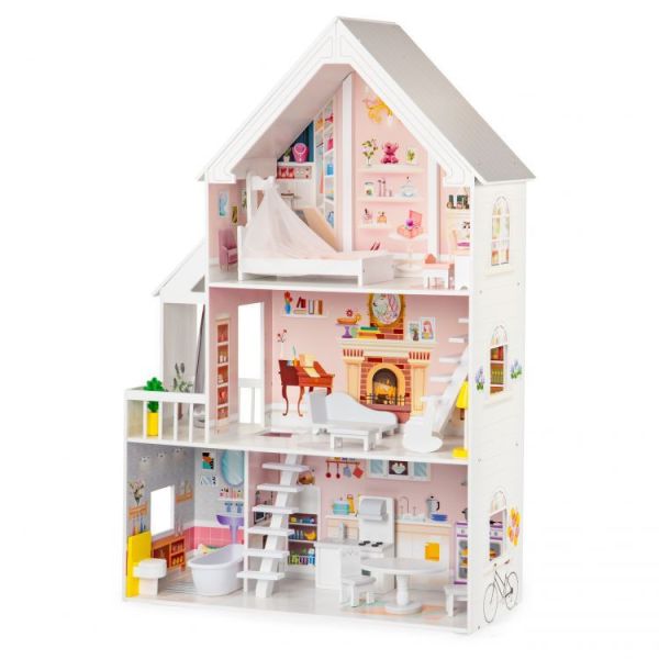XXL Pudrowa Mansion fa babaház 3 emeletes