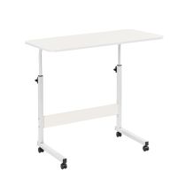 Állítható magasságú laptopasztal 80x40 cm fehér