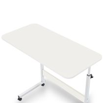 Állítható magasságú laptopasztal 80x40 cm fehér
