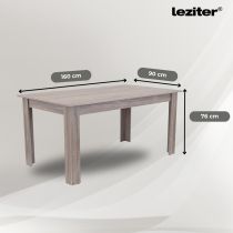 Leon 4+1 étkező garnitúra yorki tölgy-bézs