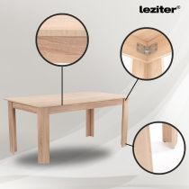 Leon 4+1 étkező garnitúra sonoma tölgy-bézs