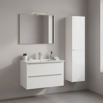 Vario Trim 35 függesztett oldal szekrény fehér-fehér