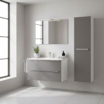 Vario Trim 35 függesztett oldal szekrény fehér-antracit