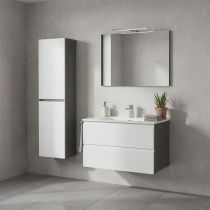 Vario Forte 35 függesztett oldal szekrény antracit-fehér