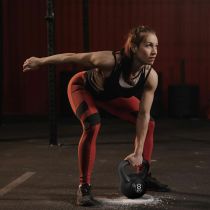 Kettlebell 8 kg fekete