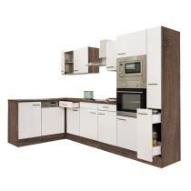 Yorki 310 sarok konyhabútor sütős és mikrohullámű sütős kivitelben, munkalap nélkül