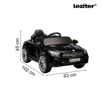 Elektromos autó Mercedes Benz SL 500 fekete