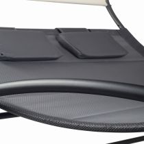 Kétszemélyes hintaágy napellenzővel