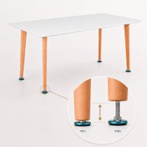 Verona 120 4+1 étkező garnitúra fehér-fekete