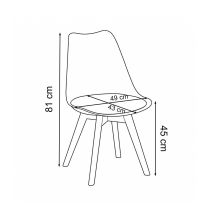 Silla 150 4+1 étkező garnitúra fekete-fekete