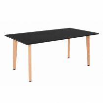 Silla 150 4+1 étkező garnitúra fekete-fehér
