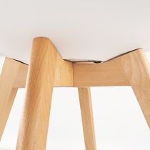 Silla 150 4+1 étkező garnitúra fekete-fehér