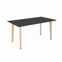 Silla 120 4+1 étkező garnitúra fekete-fehér