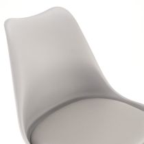 Silla 120 4+1 étkező garnitúra fehér-szürke