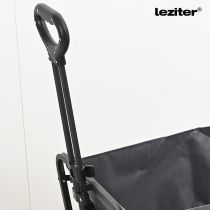 Összecsukható standard kerti strandkocsi tetővel asztallal szürke
