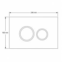 Roya Delano 082W falba építhető WC tartály szett