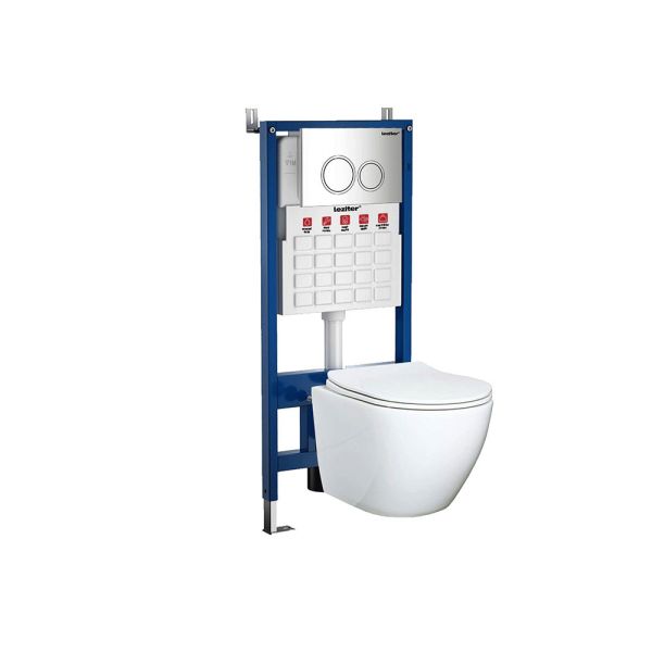 Roya Delano 082CHR falba építhető WC tartály szett