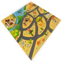 Hab szivacs játszószőnyeg szafari puzzle 9db 93x93cm