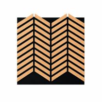 Akusztikus falpanel Deco XII bambusz hatású 60x60x1,8 cm