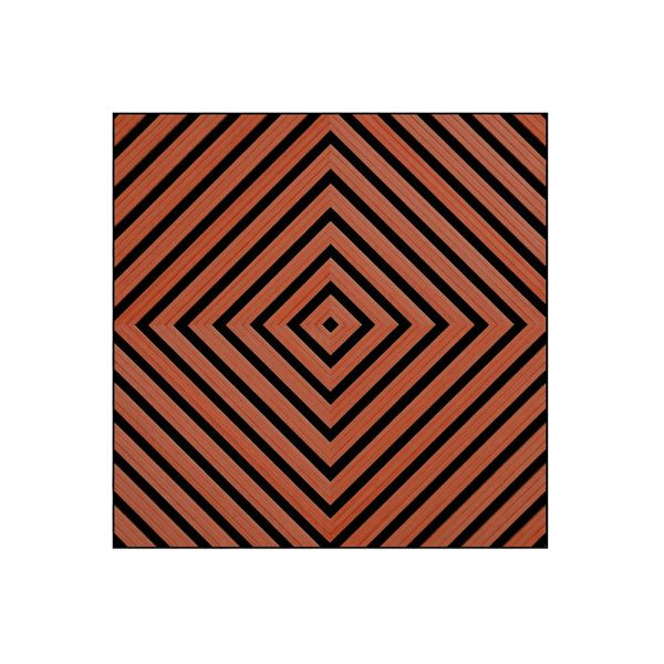 Akusztikus falpanel Deco XI dió hatású 60x60x1,8 cm