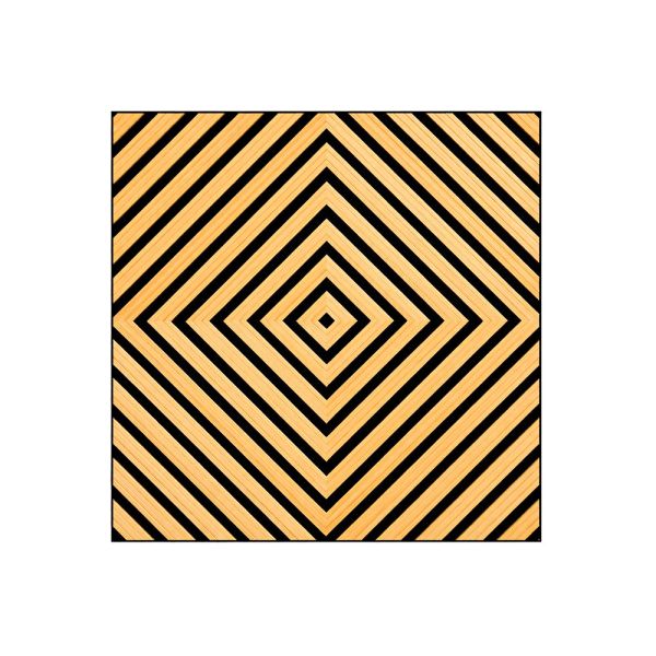 Akusztikus falpanel Deco XI bambusz hatású 60x60x1,8 cm