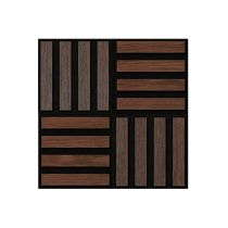 Akusztikus falpanel Deco X dió hatású 60x60x1,8 cm