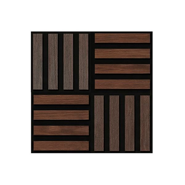 Akusztikus falpanel Deco X dió hatású 60x60x1,8 cm