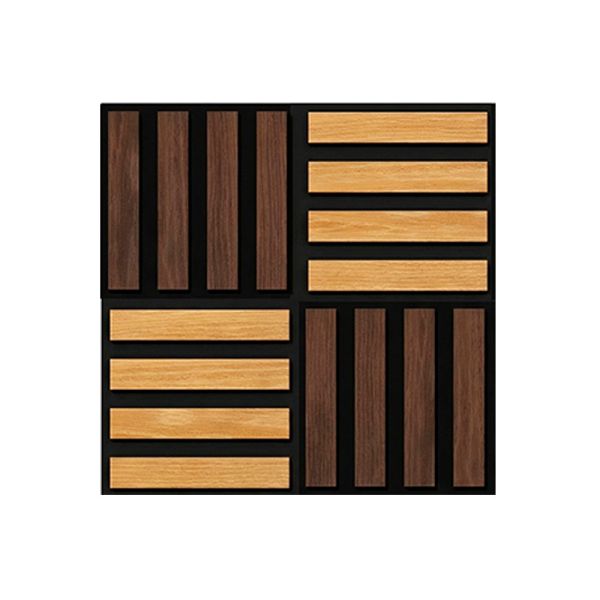 Akusztikus falpanel Deco X bambusz hatású 60x60x1,8 cm