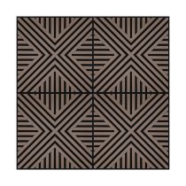 Akusztikus falpanel Deco VII olajos tölgy hatású 60x60x1,8 cm