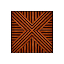 Akusztikus falpanel Deco VII dió hatású 60x60x1,8 cm