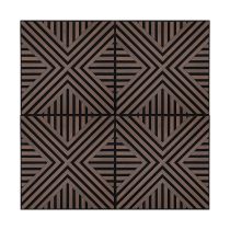 Akusztikus falpanel Deco VII dió hatású 60x60x1,8 cm
