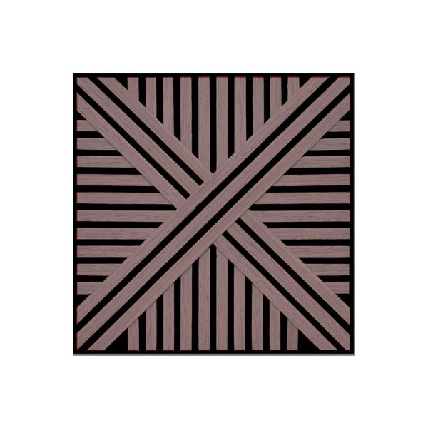 Akusztikus falpanel Deco VI olajos tölgy hatású 60x60x1,8 cm