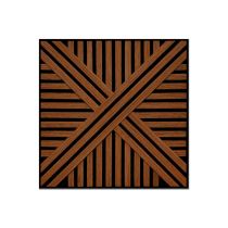 Akusztikus falpanel Deco VI dió hatású 60x60x1,8 cm
