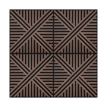 Akusztikus falpanel Deco VI dió hatású 60x60x1,8 cm