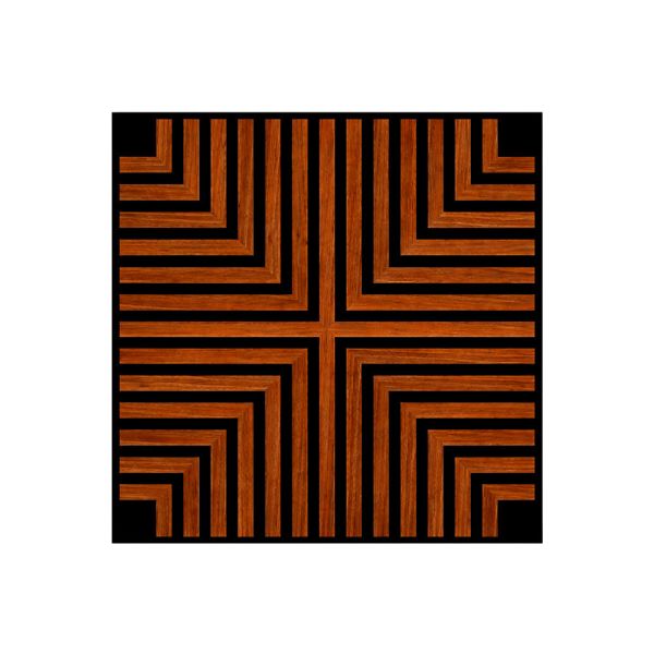 Akusztikus falpanel Deco V dió hatású 60x60x1,8 cm
