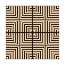 Akusztikus falpanel Deco V bambusz hatású 60x60x1,8 cm