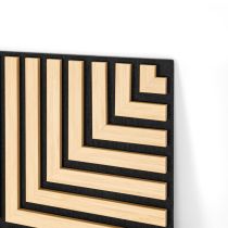 Akusztikus falpanel Deco V bambusz hatású 60x60x1,8 cm