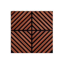 Akusztikus falpanel Deco IX dió hatású 60x60x1,8 cm