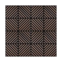 Akusztikus falpanel Deco IX dió hatású 60x60x1,8 cm