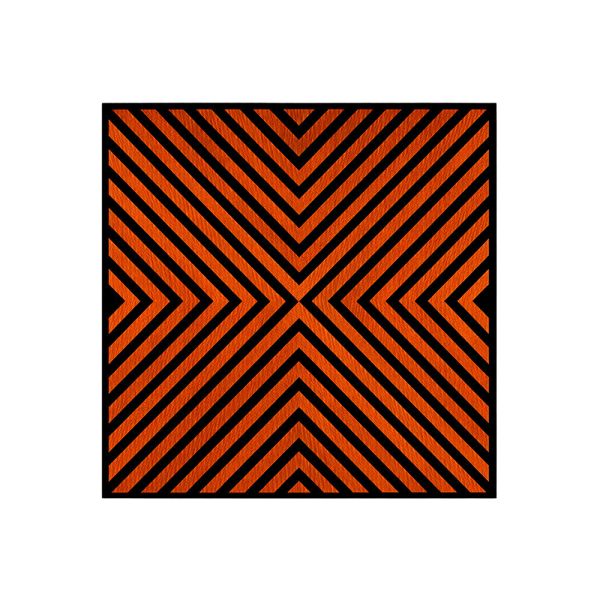 Akusztikus falpanel Deco IV dió hatású 60x60x1,8 cm