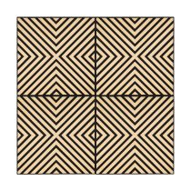 Akusztikus falpanel Deco IV bambusz hatású 60x60x1,8 cm