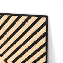 Akusztikus falpanel Deco IV bambusz hatású 60x60x1,8 cm