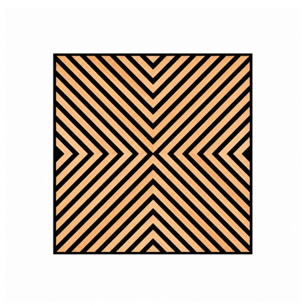 Akusztikus falpanel Deco IV bambusz hatású 60x60x1,8 cm