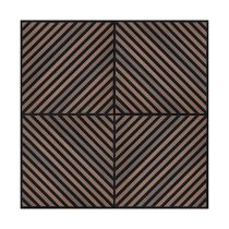 Akusztikus falpanel Deco III dió hatású 60x60x1,8 cm