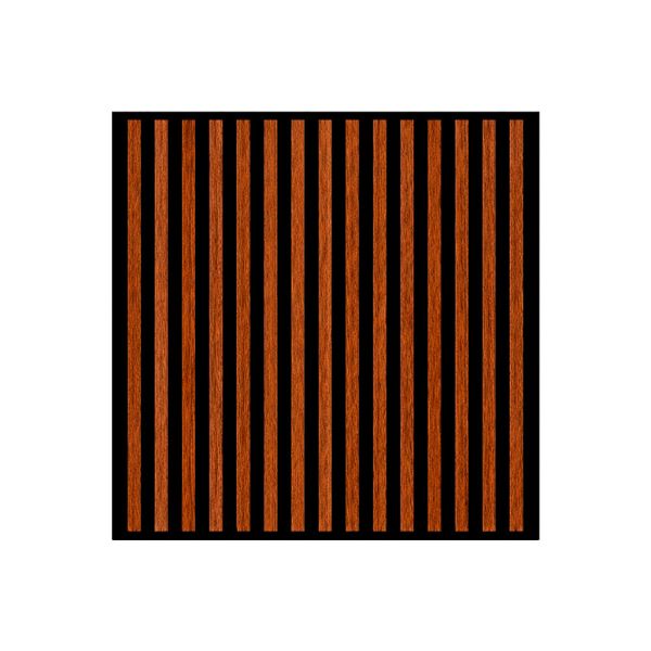Akusztikus falpanel Deco II dió hatású 60x60x1,8 cm