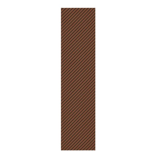 Akusztikus falpanel Deco I dió hatású 260x60x1,8 cm