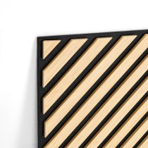 Akusztikus falpanel Deco I bambusz hatású 260x60x1,8 cm