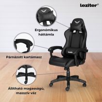 Family One íróasztal szett Raven gamer forgószékkel