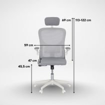 Family One íróasztal szett Flexo ergonomikus forgószékkel